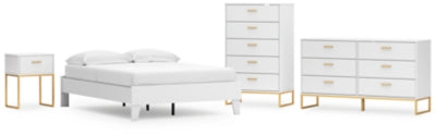 Paquete de dormitorio de 6 piezas