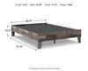 Cama de plataforma completa Neilsville