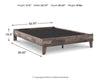 Cama Queen con plataforma Neilsville