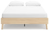 Cama Queen con plataforma Cabinella