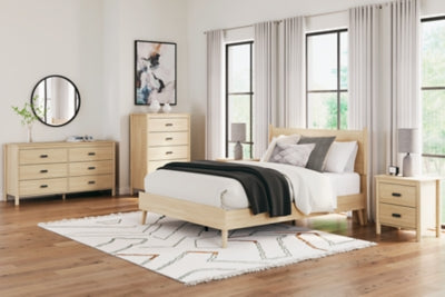 Cama Queen con plataforma Cabinella