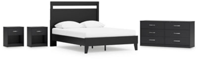 Paquete de dormitorio de 6 piezas