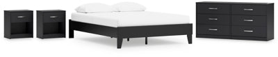Paquete de dormitorio de 6 piezas
