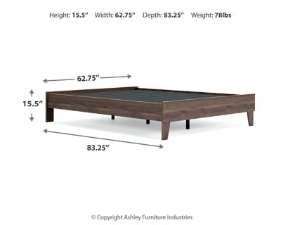 Cama Queen con plataforma Calverson
