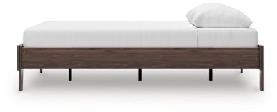 Cama Queen con plataforma Calverson