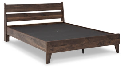 Cama Queen con plataforma y paneles Calverson