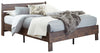 Cama Queen Calverson con plataforma, tocador y mesita de noche