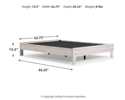 Cama Queen con plataforma Shawburn