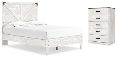 Cama Shawburn de tamaño completo con arcón
