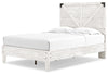 Cama de plataforma con paneles cruzados Shawburn Full