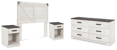 Paquete de dormitorio de 4 piezas