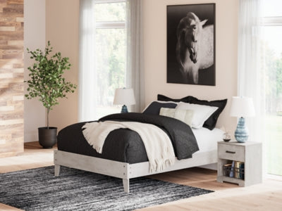 Cama Queen con plataforma Shawburn