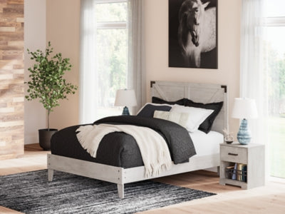 Cama Queen con plataforma Shawburn