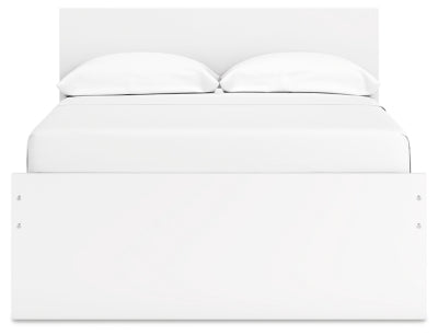 Cama de plataforma Onita con paneles completos y almacenamiento en dos lados