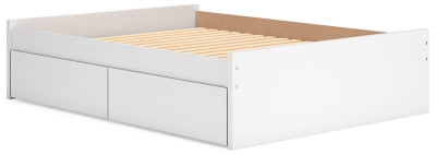 Cama Queen Onita con plataforma y dos laterales de almacenamiento