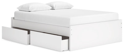 Cama Queen Onita con plataforma y dos laterales de almacenamiento