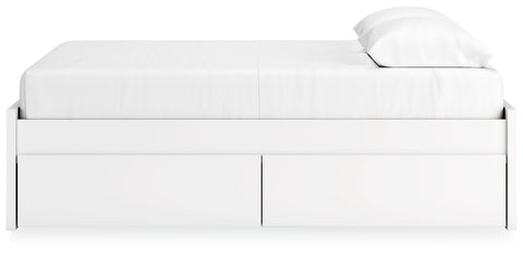 Cama Queen Onita con plataforma y dos laterales de almacenamiento