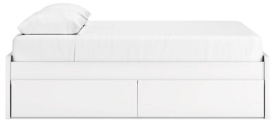 Cama Queen Onita con plataforma y dos laterales de almacenamiento