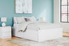 Cama Queen Onita con plataforma y dos laterales de almacenamiento