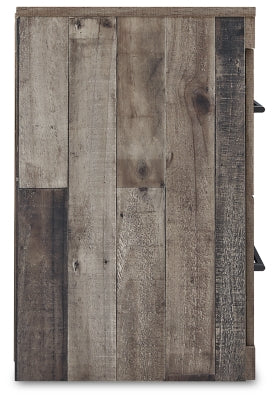 Mueble de TV Derekson con chimenea eléctrica