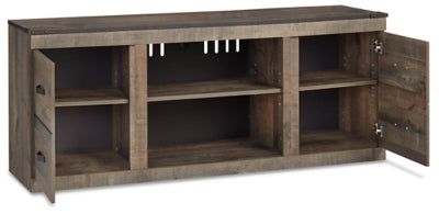Mueble de TV Trinell con chimenea eléctrica