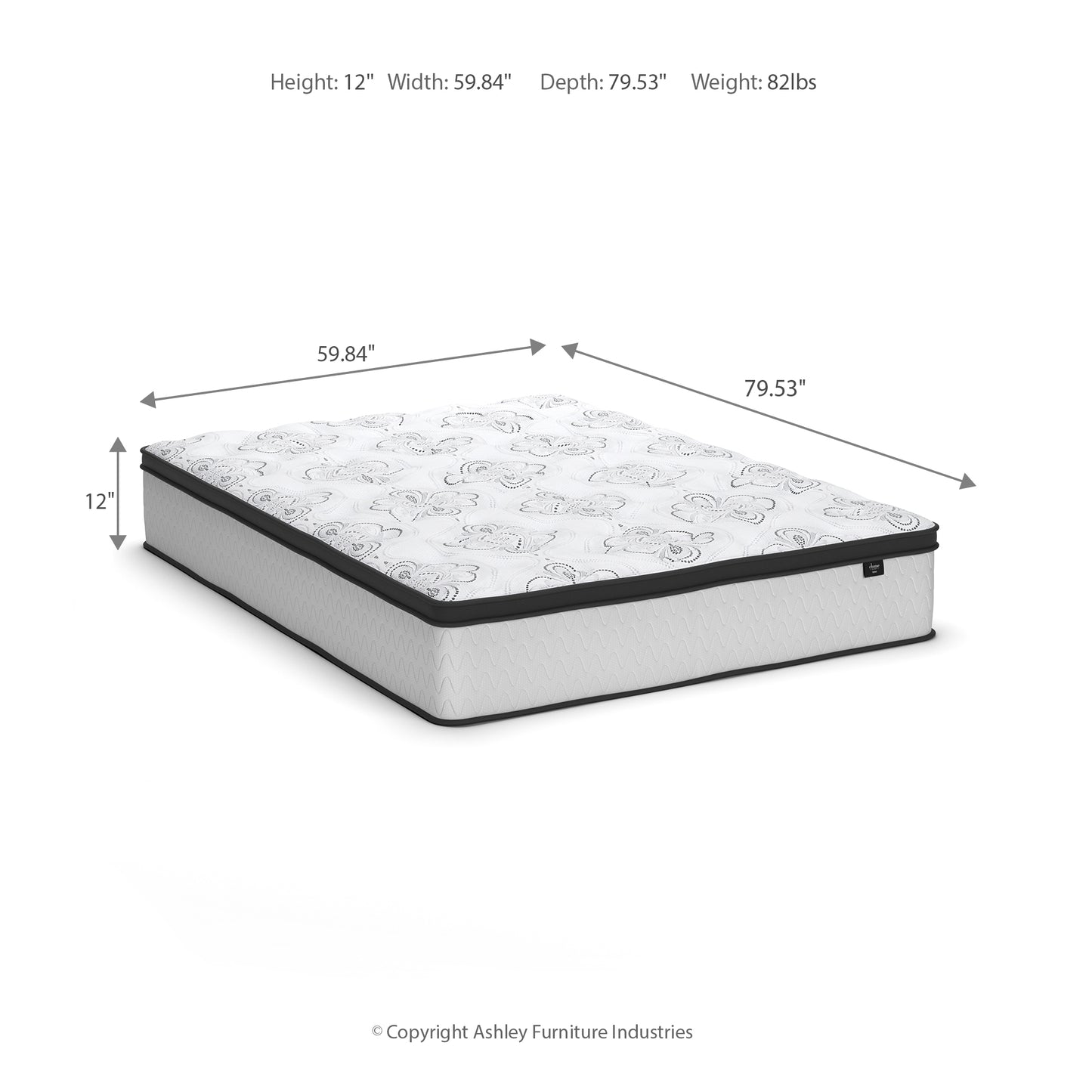 Chime 12 Inch Hybrid Full Mattress in a Box