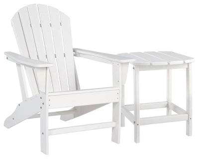 Silla Adirondack Sundown Treasure con mesa auxiliar
