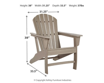 Sundown Treasure 4 Adirondack Chairs and Outdoor End Table