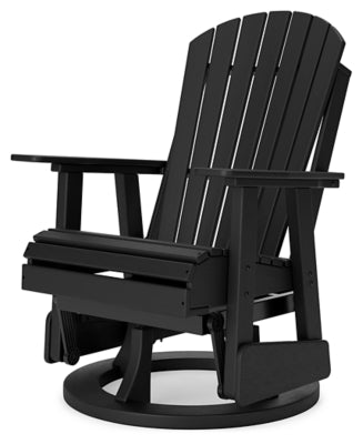 Silla giratoria planeadora para exteriores Hyland wave