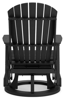 Silla giratoria planeadora para exteriores Hyland wave