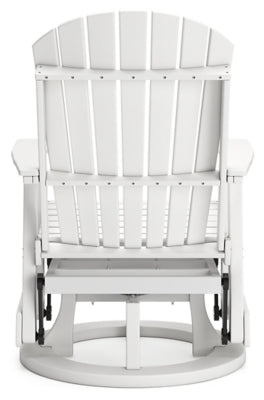 Silla giratoria planeadora para exteriores Hyland wave