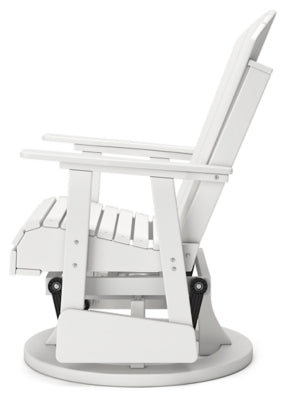 Silla giratoria planeadora para exteriores Hyland wave