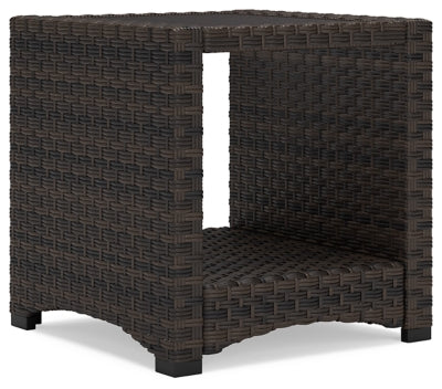 Mesa auxiliar de exterior Windglow