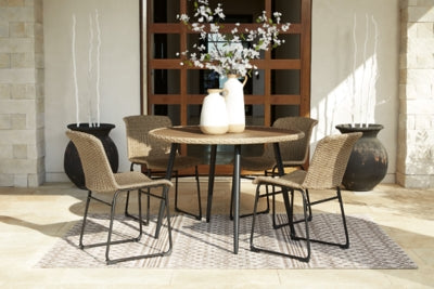 Paquete de comedor al aire libre de 5 piezas