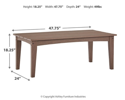 Mesa de centro para exteriores Emmeline