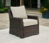 Sillón de exterior Brook Ranch con cojín