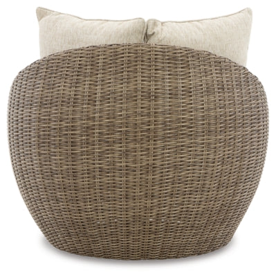 Sillón giratorio Danson con cojín (juego de 2)