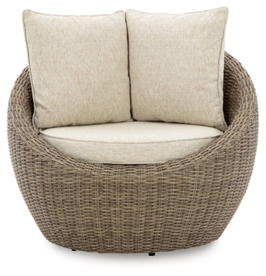 Sillón giratorio Danson con cojín (juego de 2)