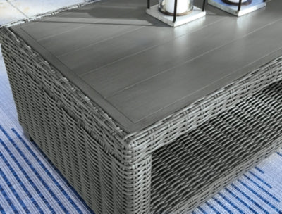Paquete de mesa auxiliar para exterior de 3 piezas