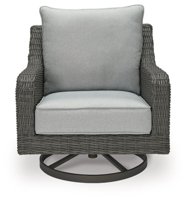Sillón giratorio para exteriores Elite Park con cojín