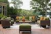 Horizon Hall Outdoor Ottoman with Cushion
