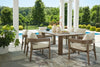 Serene Bay Outdoor Dining Arm Chair with Cushion (Set of 2)