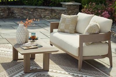 Serene Bay Outdoor Loveseat with Cushion