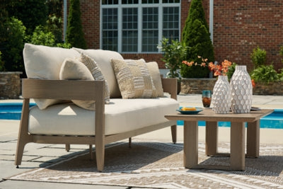 Serene Bay Outdoor Sofa with Cushion