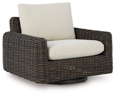 Sillón giratorio para exteriores Kimora