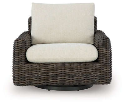 Sillón giratorio para exteriores Kimora