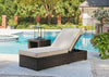 Chaise longue de exterior Coastline Bay con cojín