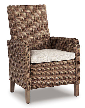 Sillón de exterior Beachcroft con cojín (juego de 2)