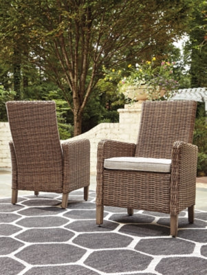Sillón de exterior Beachcroft con cojín (juego de 2)