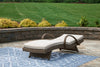 Chaise longue de exterior Beachcroft con cojín